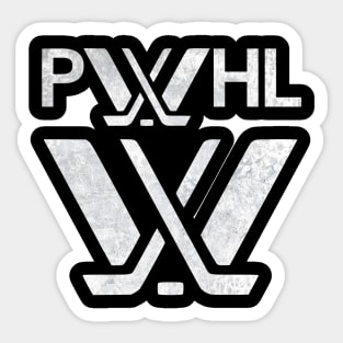 PWHL Distressed white effect Sticker